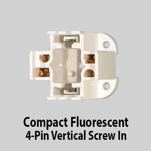 Compact Fluorescent 4-Pin vertical Screw In