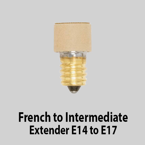 French to Intermediate Extender E14 to E17