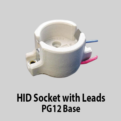 HID Socket with Leads PG12 Base