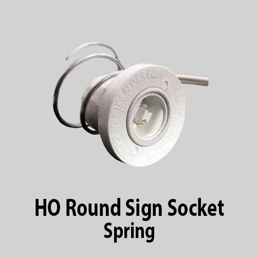 HO Round Sign Socket Spring