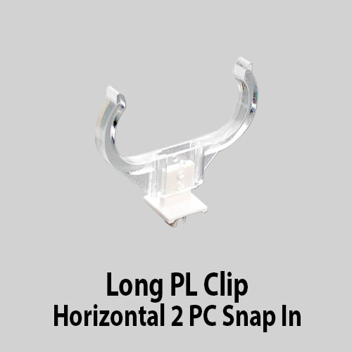 Long PL Clip Horizontal 2 PC Snap In
