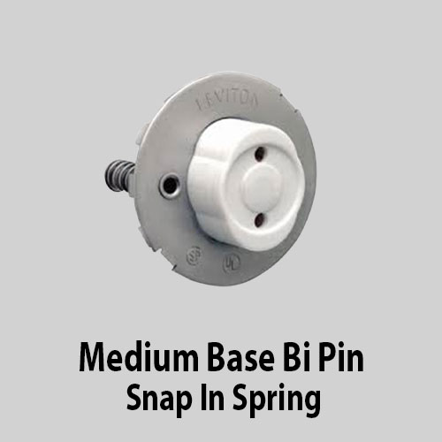 Medium Base Bi Pin Snap In Spring
