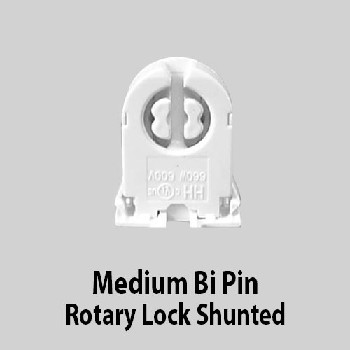 Medium Bi Pin Rotary Lock Shunted