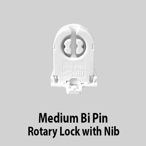 Medium Bi Pin Rotary Lock with Nib