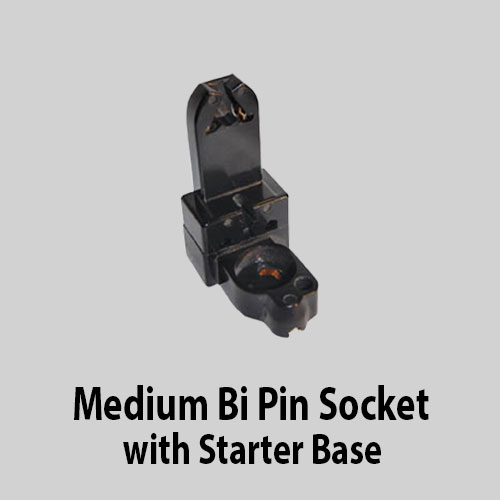 Medium Bi Pin Socket with Starter Base
