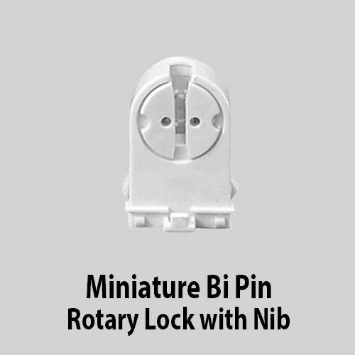 Miniature Bi Pin Rotary Lock with Nib