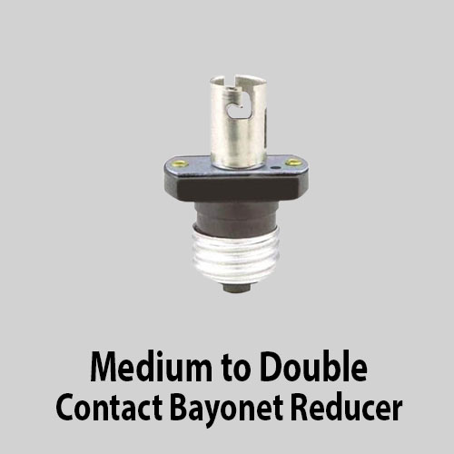 Medium to Double Contact Bayonet Reducer
