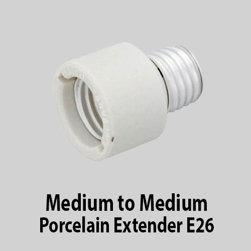 Medium to Medium Porcelain Extender E26
