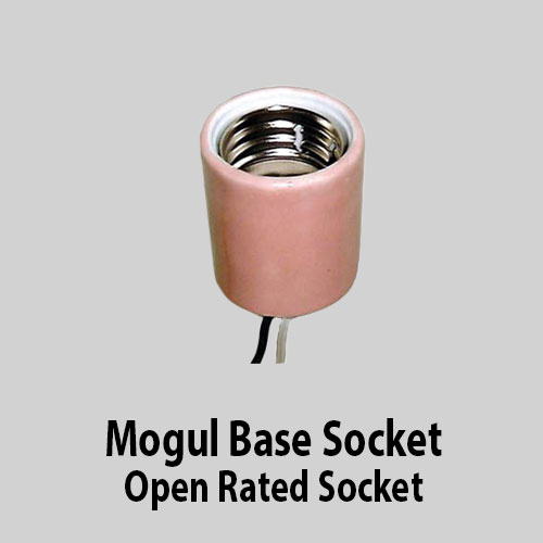 Mogul Base Socket Open Rated Socket