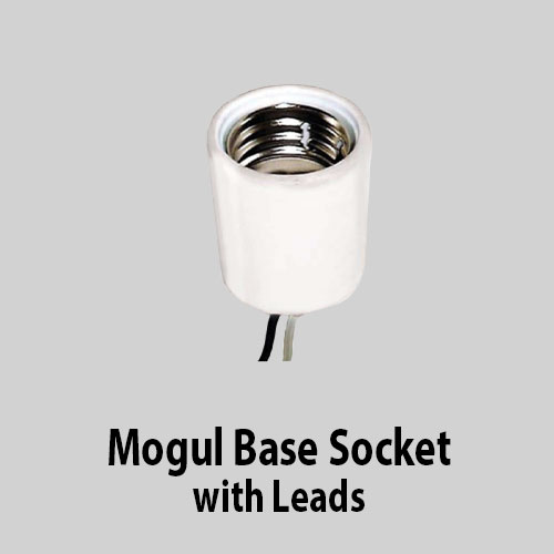 Mogul Base Socket with Leads