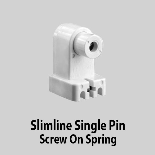 Slimline Single Pin Screw On Spring
