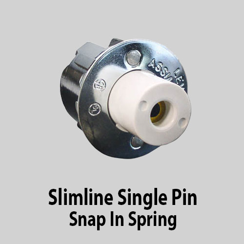 Slimline Single Pin Snap In Spring